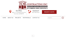 Tablet Screenshot of jdrcontractinginc.com